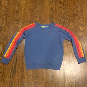 Kids Aviator Nation 4-Stripe Crew Sweatshirt